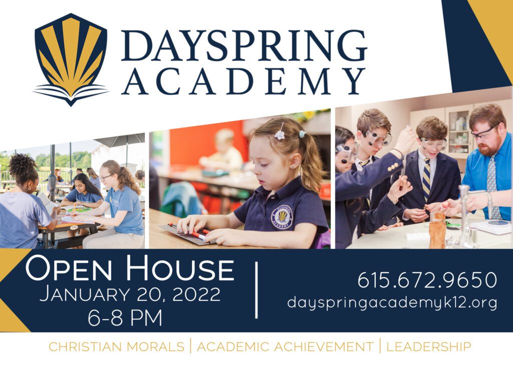 2022 DayspringOpenHouse - Dayspring Academy