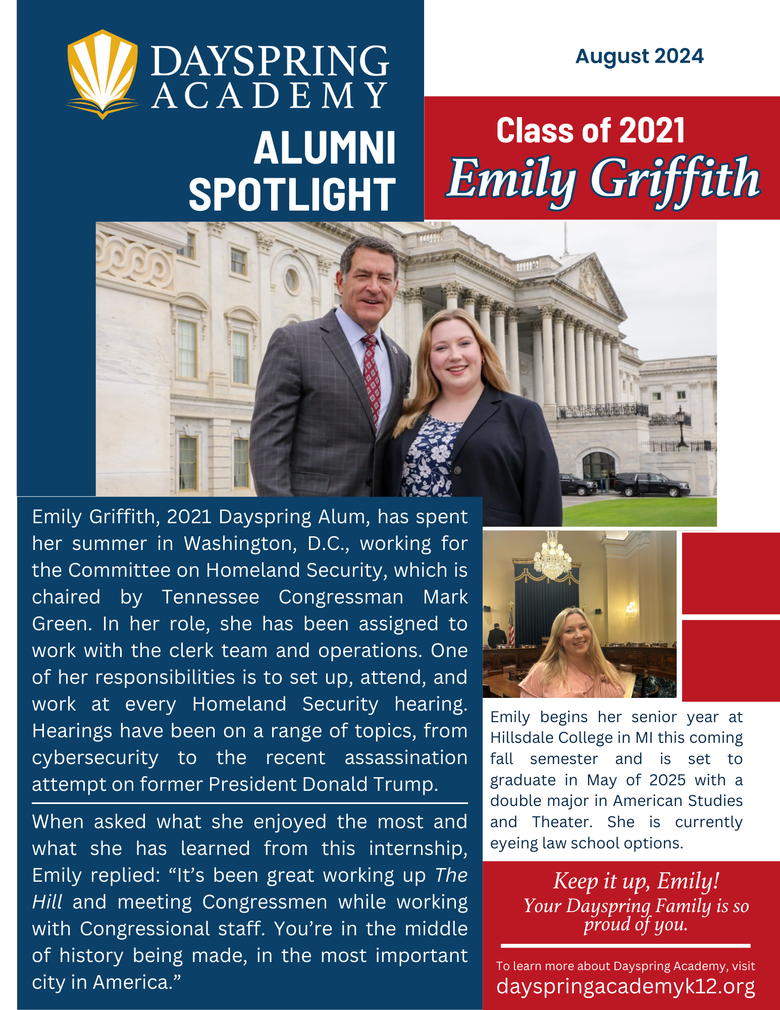 Emily Griffith Alumni Spotlight - Dayspring Academy